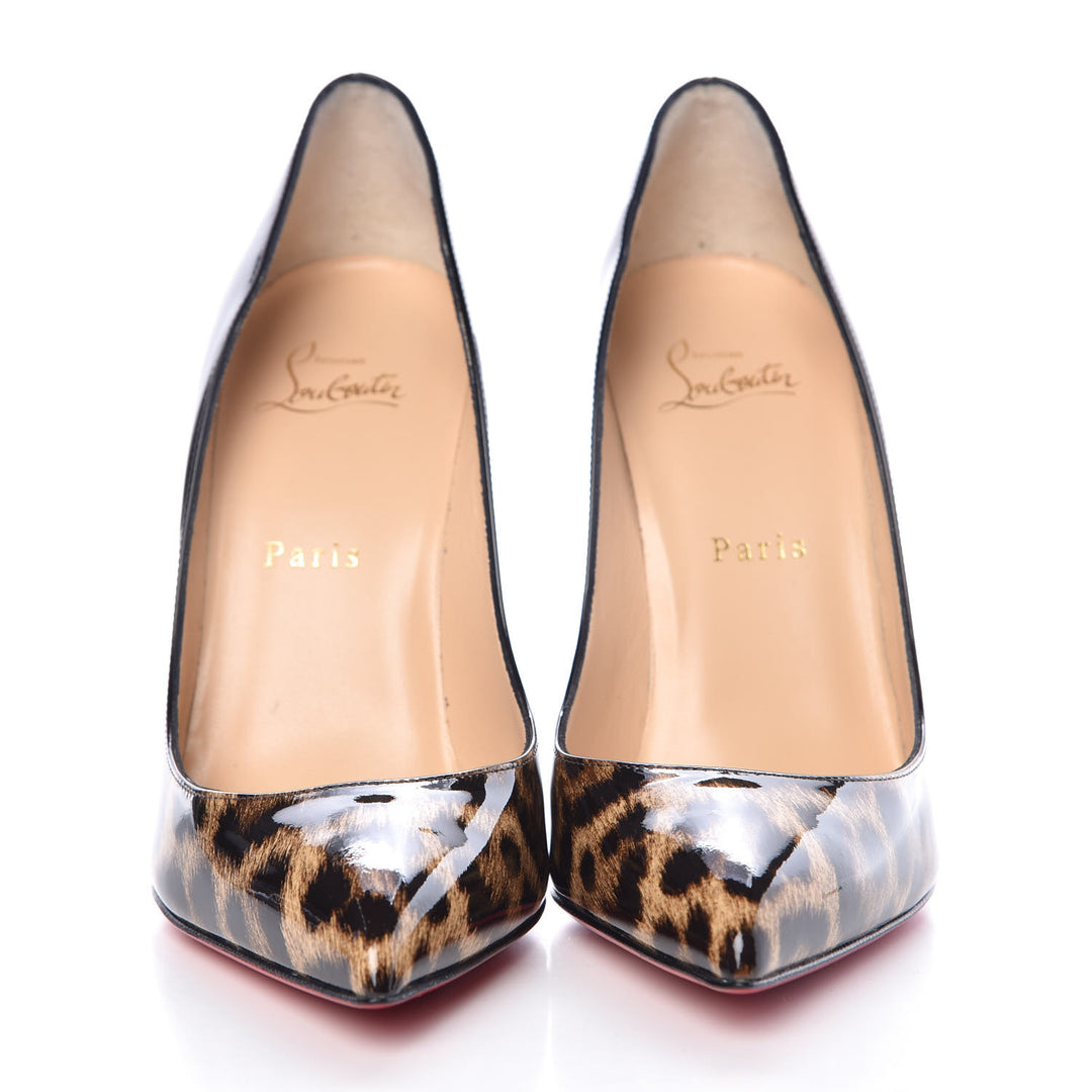 CHRISTIAN LOUBOUTIN DORISSIMA 100 DEGRADE LEOPARD PUMPS
