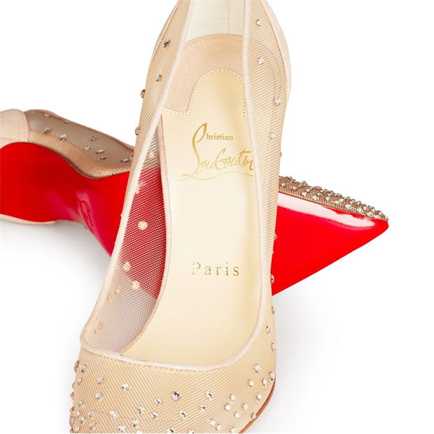 CHRISTIAN LOUBOUTIN FOLLIES STRASS PUMPS