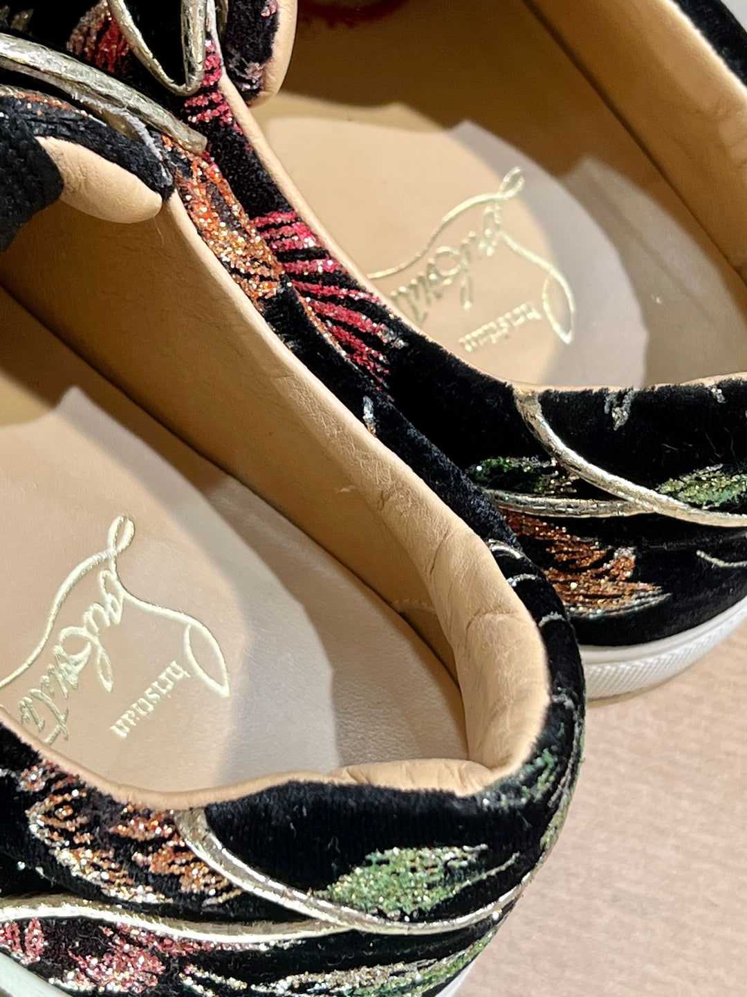 CHRISTIAN LOUBOUTIN VIEIRA ORLATO RED SOLE SNEAKERS