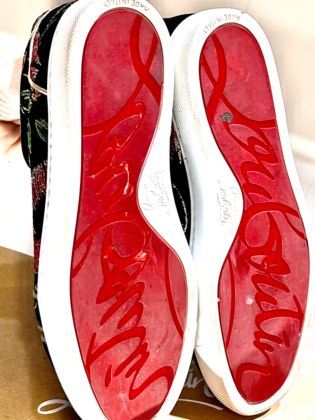 CHRISTIAN LOUBOUTIN VIEIRA ORLATO RED SOLE SNEAKERS