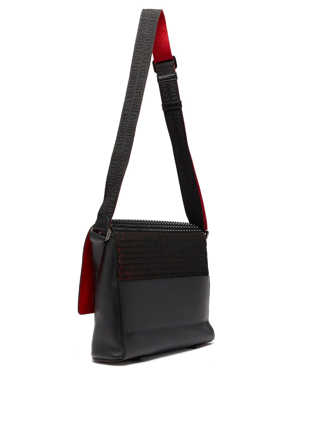 Messenger Bag Christian Louboutin Bags Sale Black Studded Full