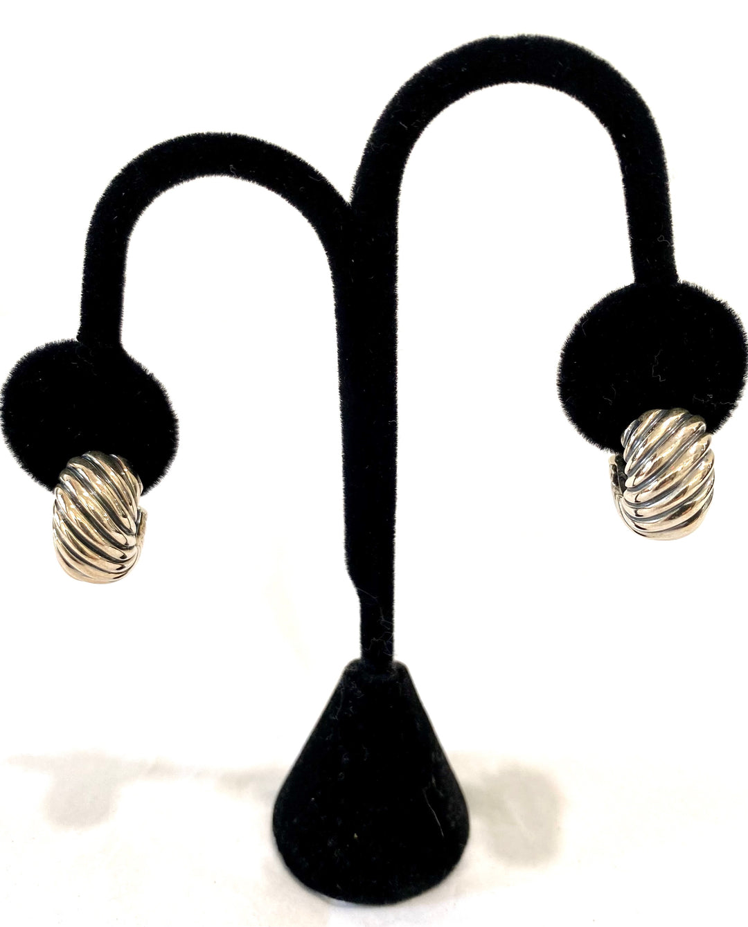 DAVID YURMAN STERLING SILVER CLASSIC CABLE EARRINGS