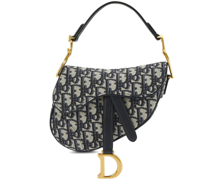 DIOR OBLIQUE JACQUARD MINI SADDLE BAG