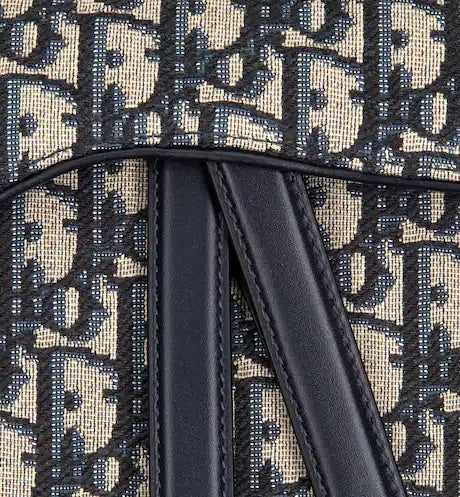 DIOR OBLIQUE JACQUARD MINI SADDLE BAG – Caroline's Fashion Luxuries