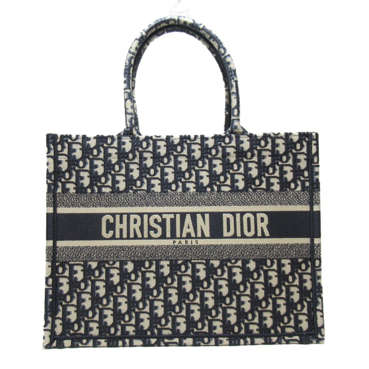 DIOR SMALL BOOK TOTE OBLIQUE EMBROIDERY