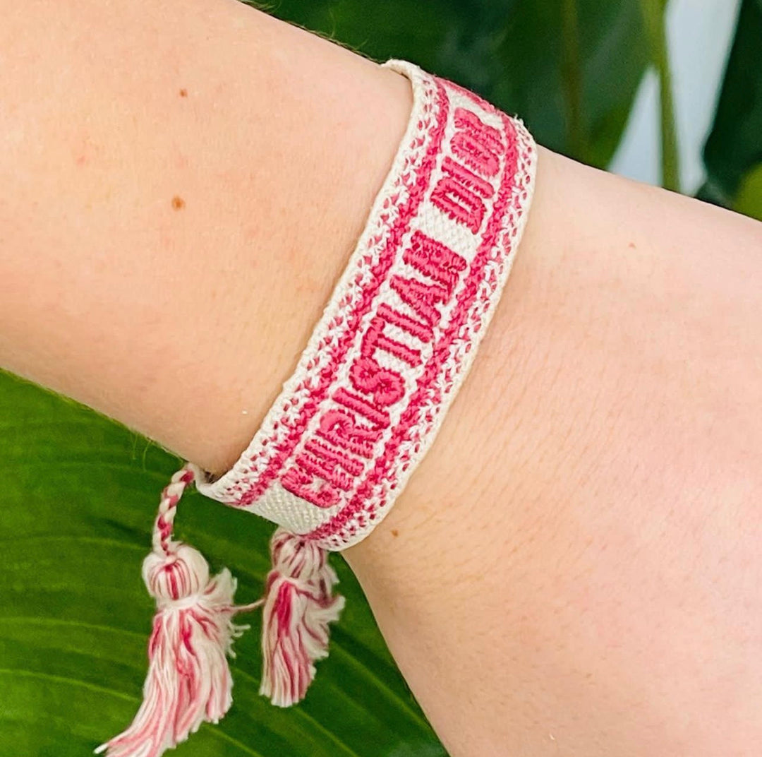 DIOR J'ADIOR WOVEN FRIENDSHIP BRACELET – Caroline's Fashion Luxuries
