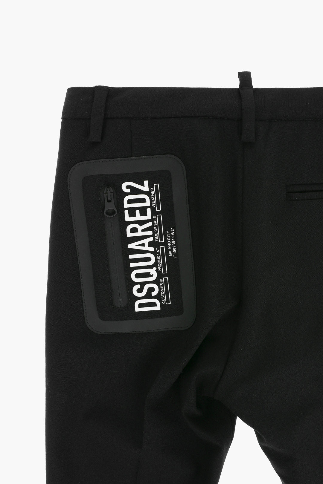 DSQUARED2 3 POCKETS VIRGIN WOOL PANTS