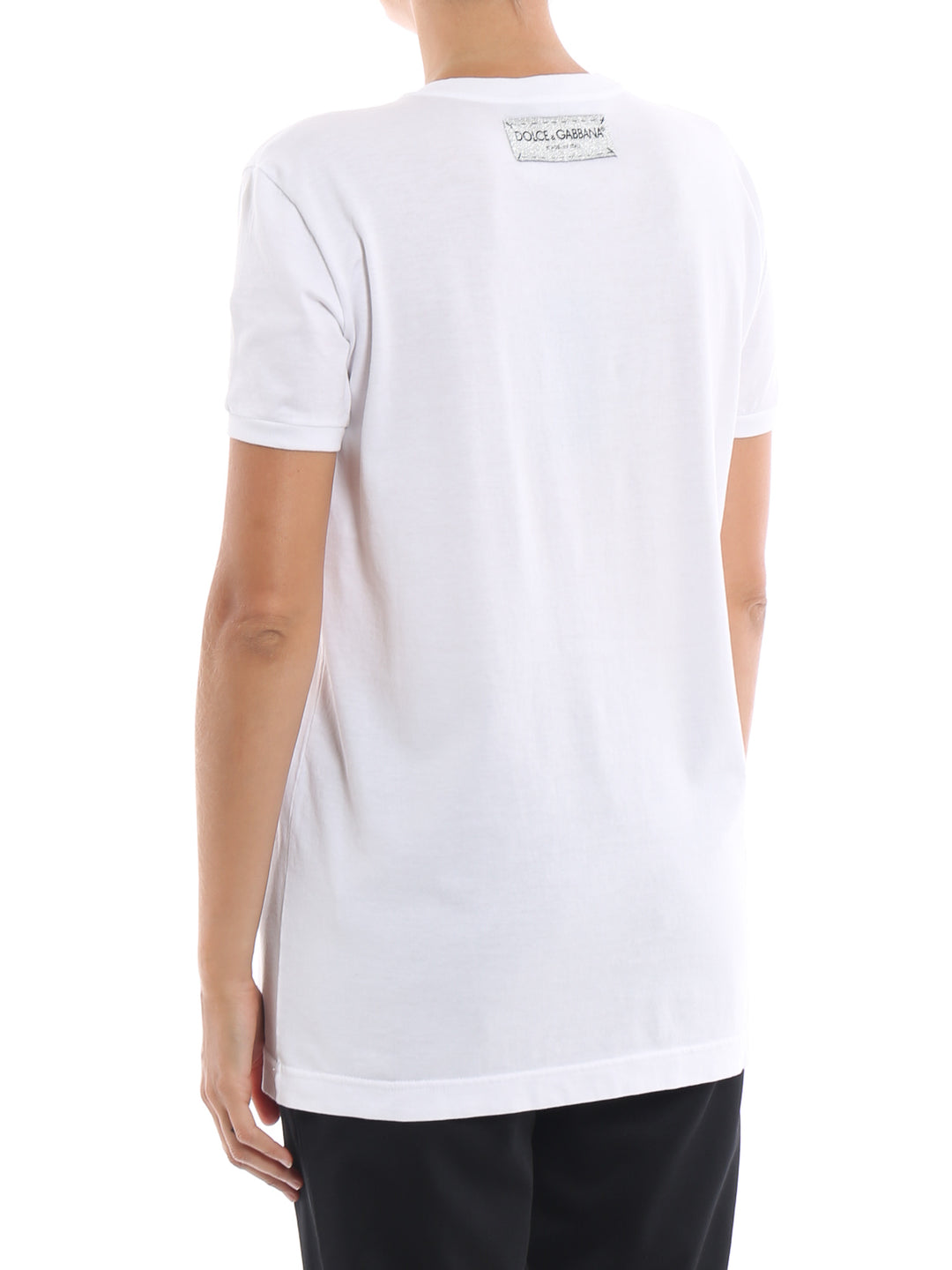DOLCE &amp; GABBANA MODEL LOVE EMBROIDERY TEE