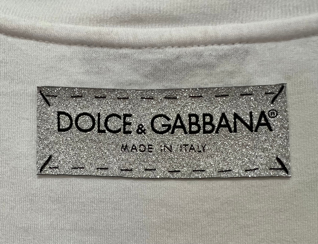 DOLCE &amp; GABBANA MODEL LOVE EMBROIDERY TEE