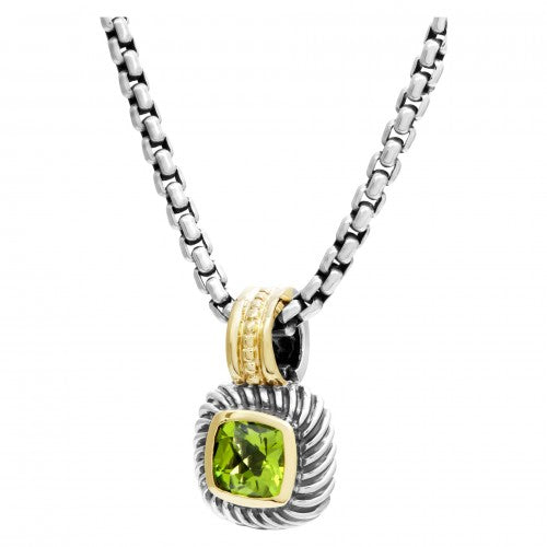 DAVID YURMAN ALBION PERIDOT ENHANCER PENDANT &amp; NECKLACE