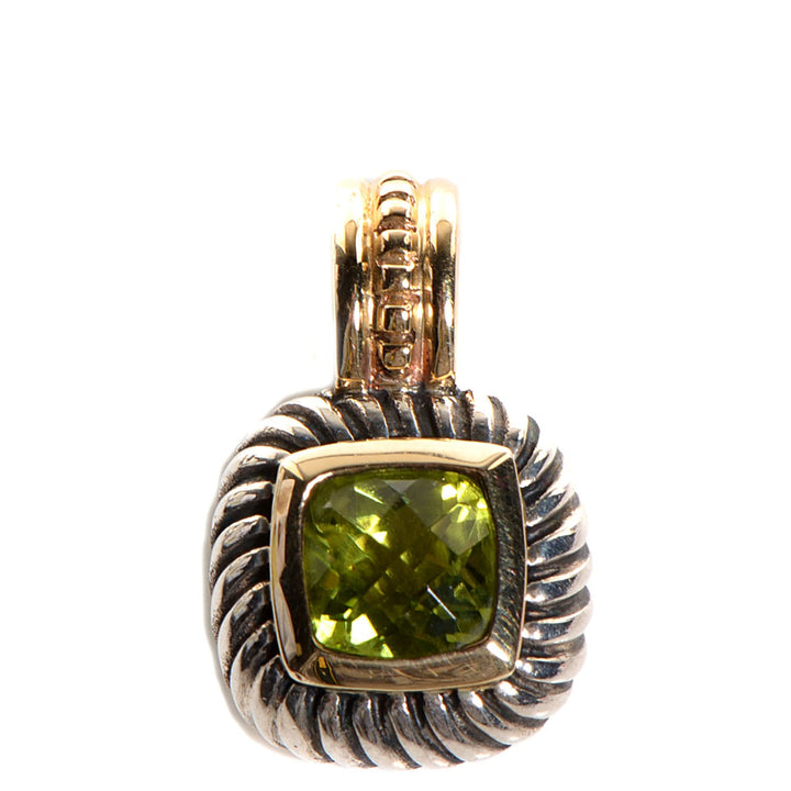 DAVID YURMAN ALBION PERIDOT ENHANCER PENDANT &amp; NECKLACE