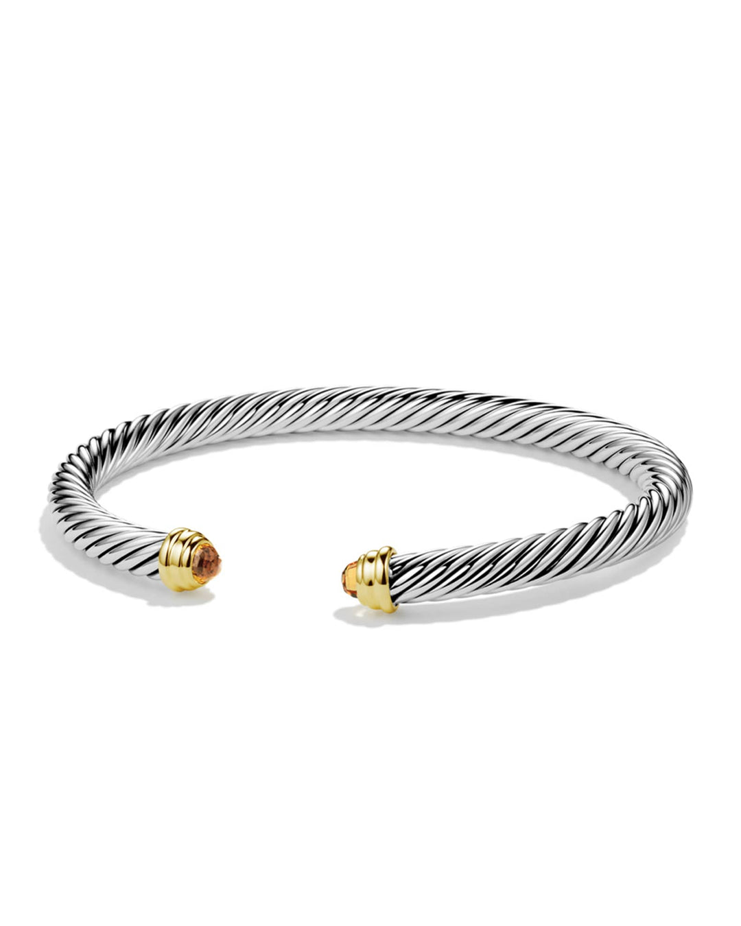 David Yurman Cable Classic Bracelet with Citrine and 14k Gold, 5mm