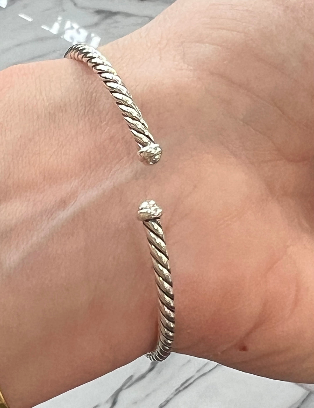 DAVID YURMAN PETITE HELENA TWO STATION WRAP BRACELET WITH DIAMONDS