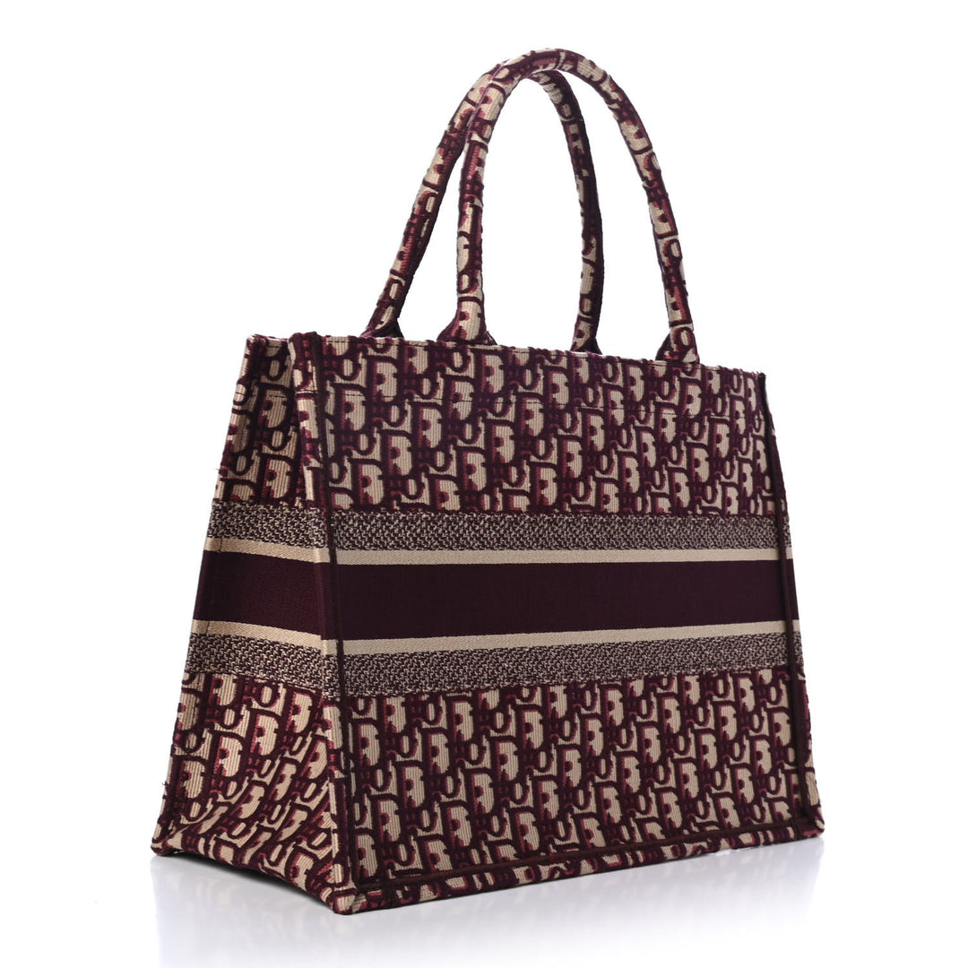 Dior Book Tote-Burgundy