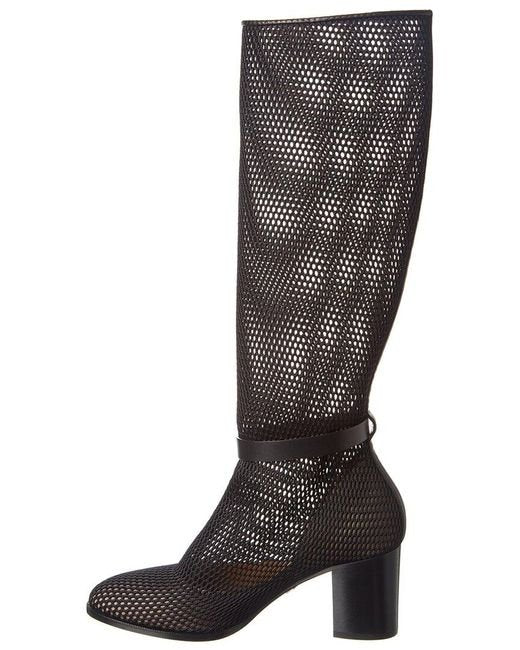 Dior Empreinte Mesh &amp; Leather Boots