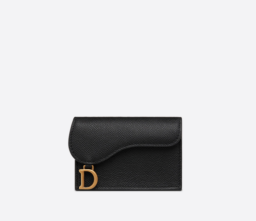 DIOR SADDLE FLAP CARD HOLDER