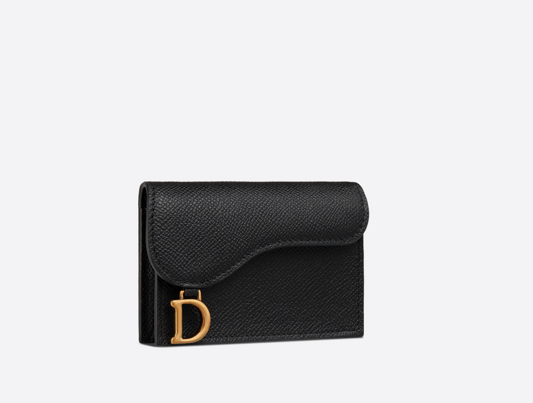 DIOR SADDLE FLAP CARD HOLDER