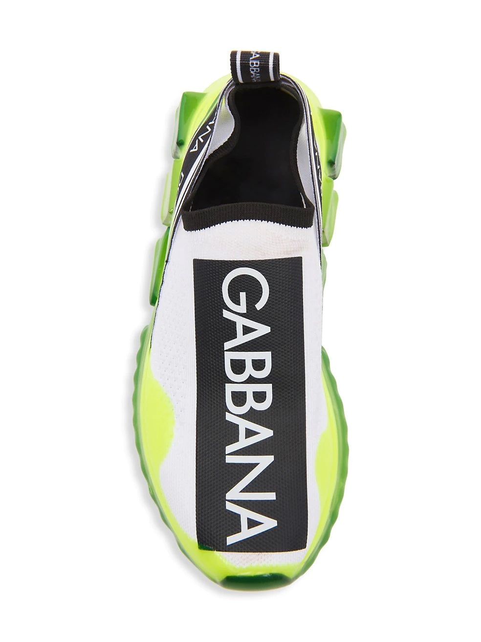 DOLCE &amp; GABBANA KNITTED SLIP ON LOW TOP SNEAKERS