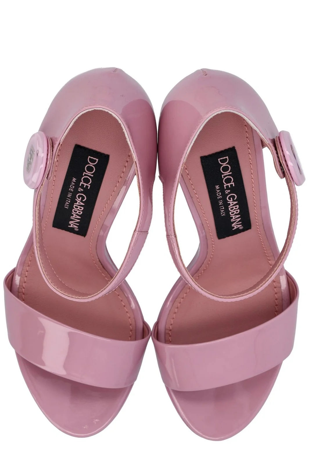 DOLCE &amp; GABBANA GEOMETRIC HEEL SANDALS
