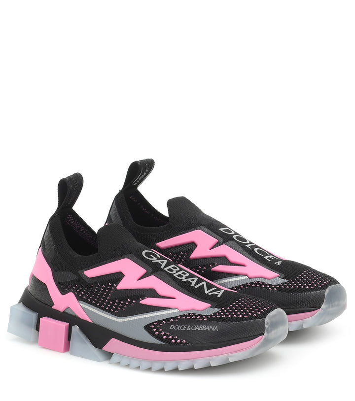 DOLCE &amp; GABBANA NEW SORRENTO PINK SNEAKERS
