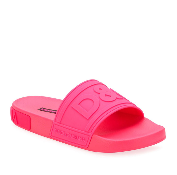 DOLCE &amp; GABBANA RUBBER SLIDES