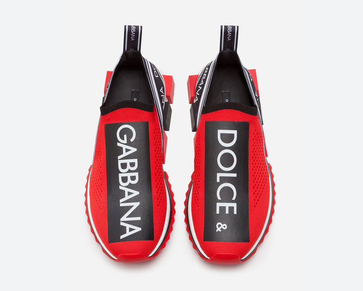 DOLCE &amp; GABBANA SORRENTO KNIT SLIP ON SNEAKERS