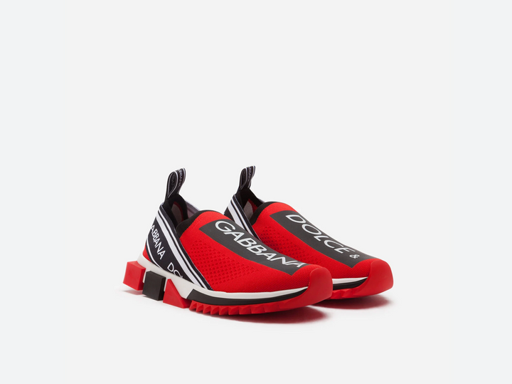 DOLCE &amp; GABBANA SORRENTO KNIT SLIP ON SNEAKERS