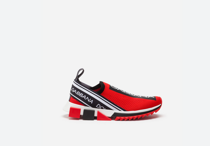 DOLCE &amp; GABBANA SORRENTO KNIT SLIP ON SNEAKERS