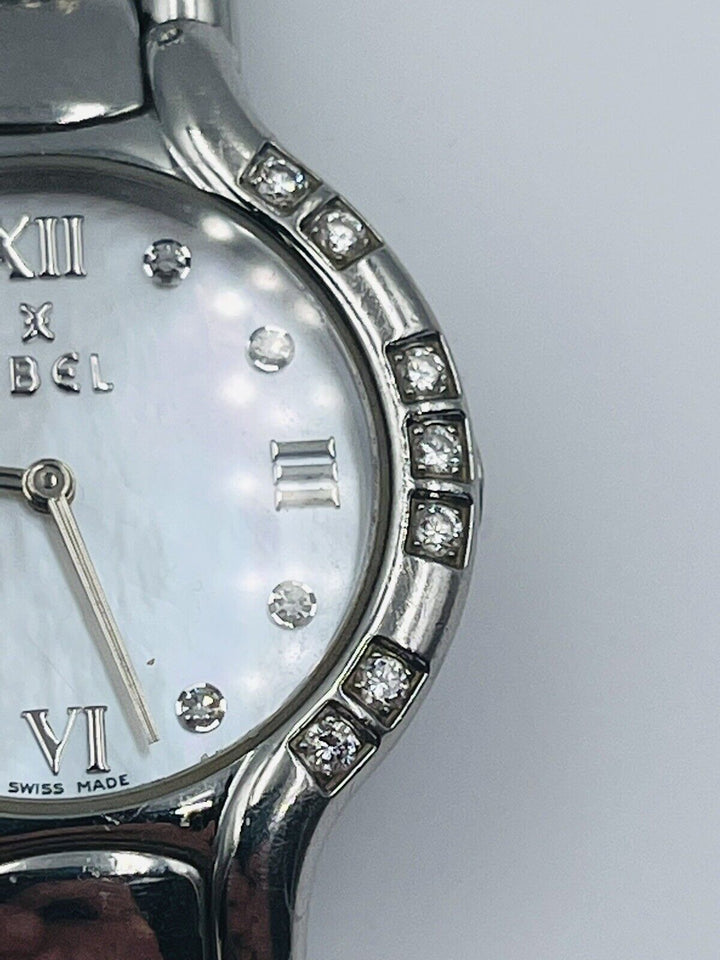 EBEL DIAMOND BELUGA STAINLESS STEEL QUARTZ WATCH