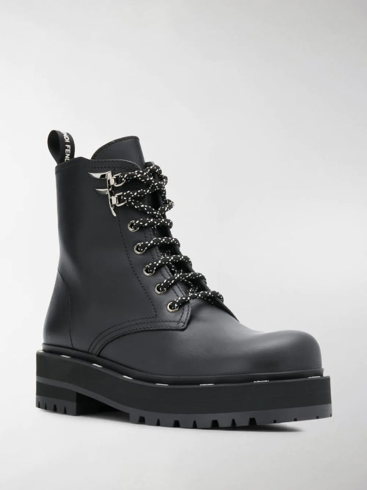 FENDI FFREEDOM BIKER STYLE BOOTS
