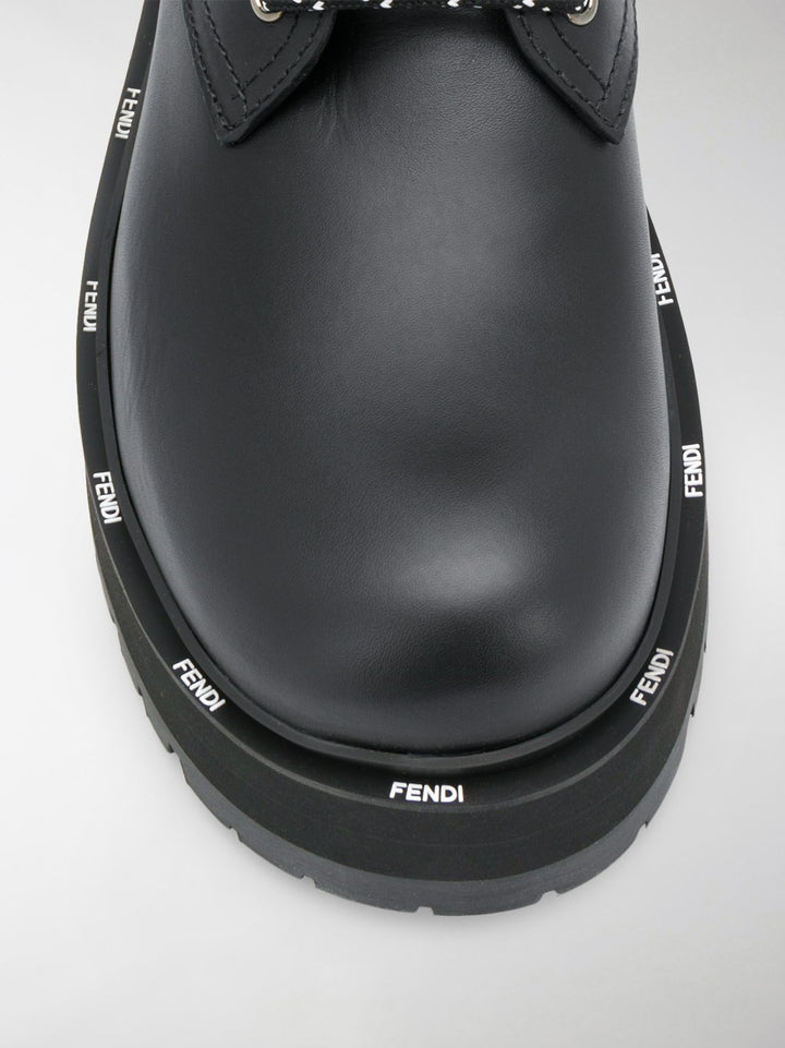 FENDI FFREEDOM BIKER STYLE BOOTS