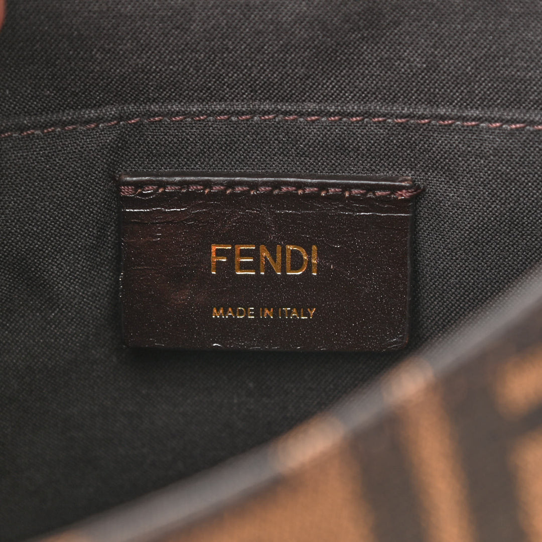 FENDI ZUCCA VITELLO ELITE CROSSBODY BAG
