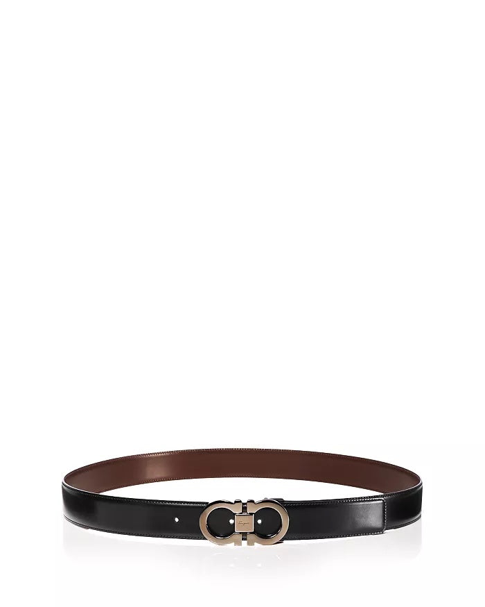 SALVATORE FERRAGAMO REVERSIBLE GANCINI BELT