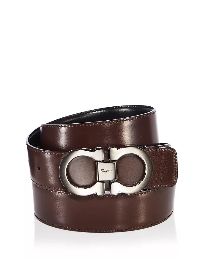 SALVATORE FERRAGAMO REVERSIBLE GANCINI BELT