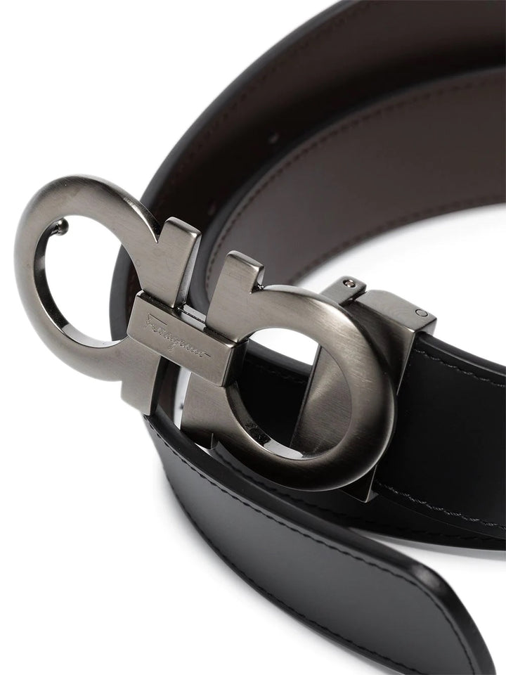 SALVATORE FERRAGAMO REVERSIBLE GANCINI BELT