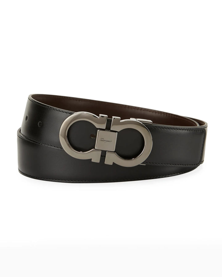 SALVATORE FERRAGAMO REVERSIBLE GANCINI BELT