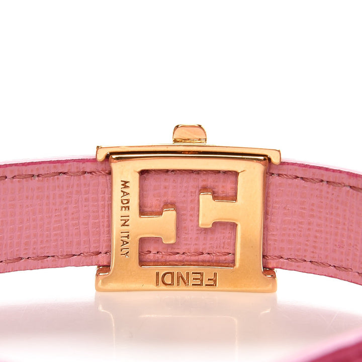 FENDI Vitello FF Crayons Reversible Bracelet