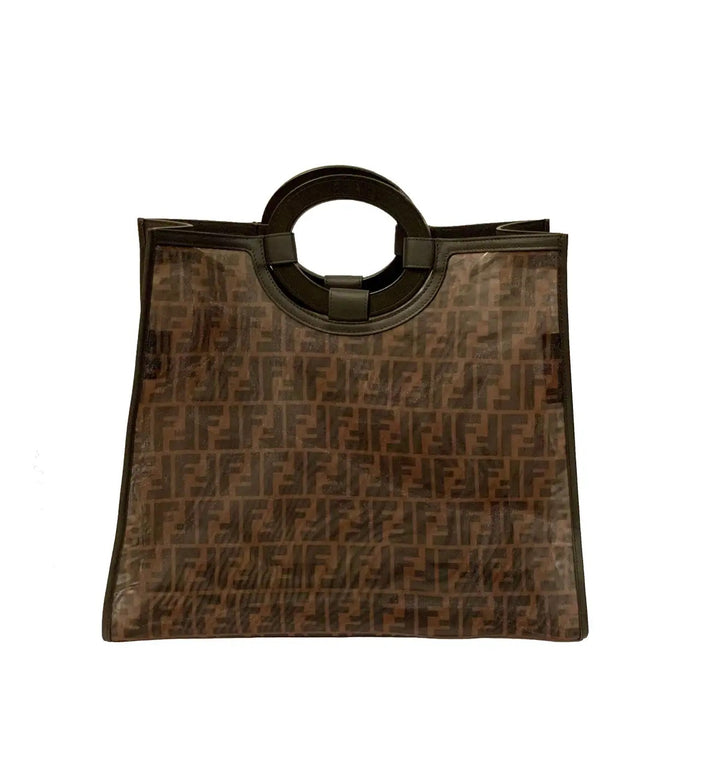 FENDI FF RUNAWAY SHOPPING TOTE BAG