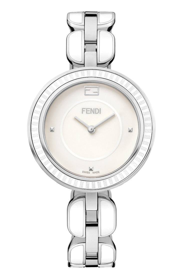 FENDI My Way 36 MM White Dial Ladies Watch