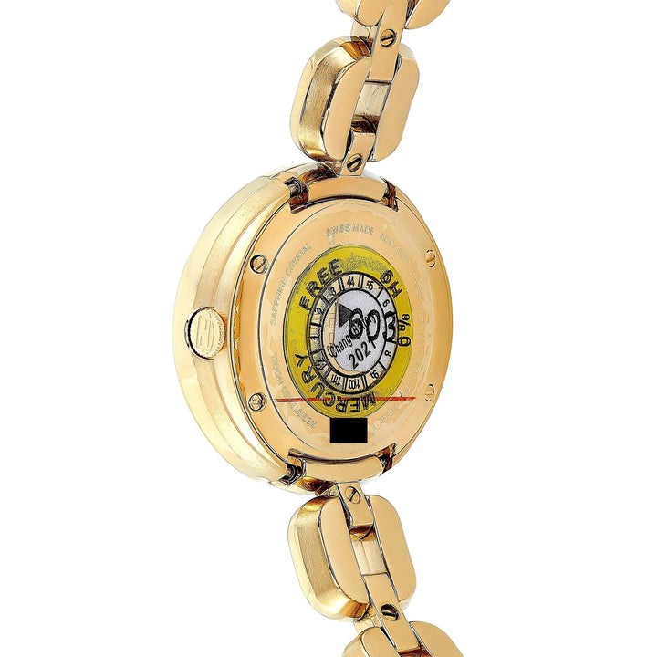 FENDI MY WAY GOLD-TONE BLACK CERAMIC WATCH