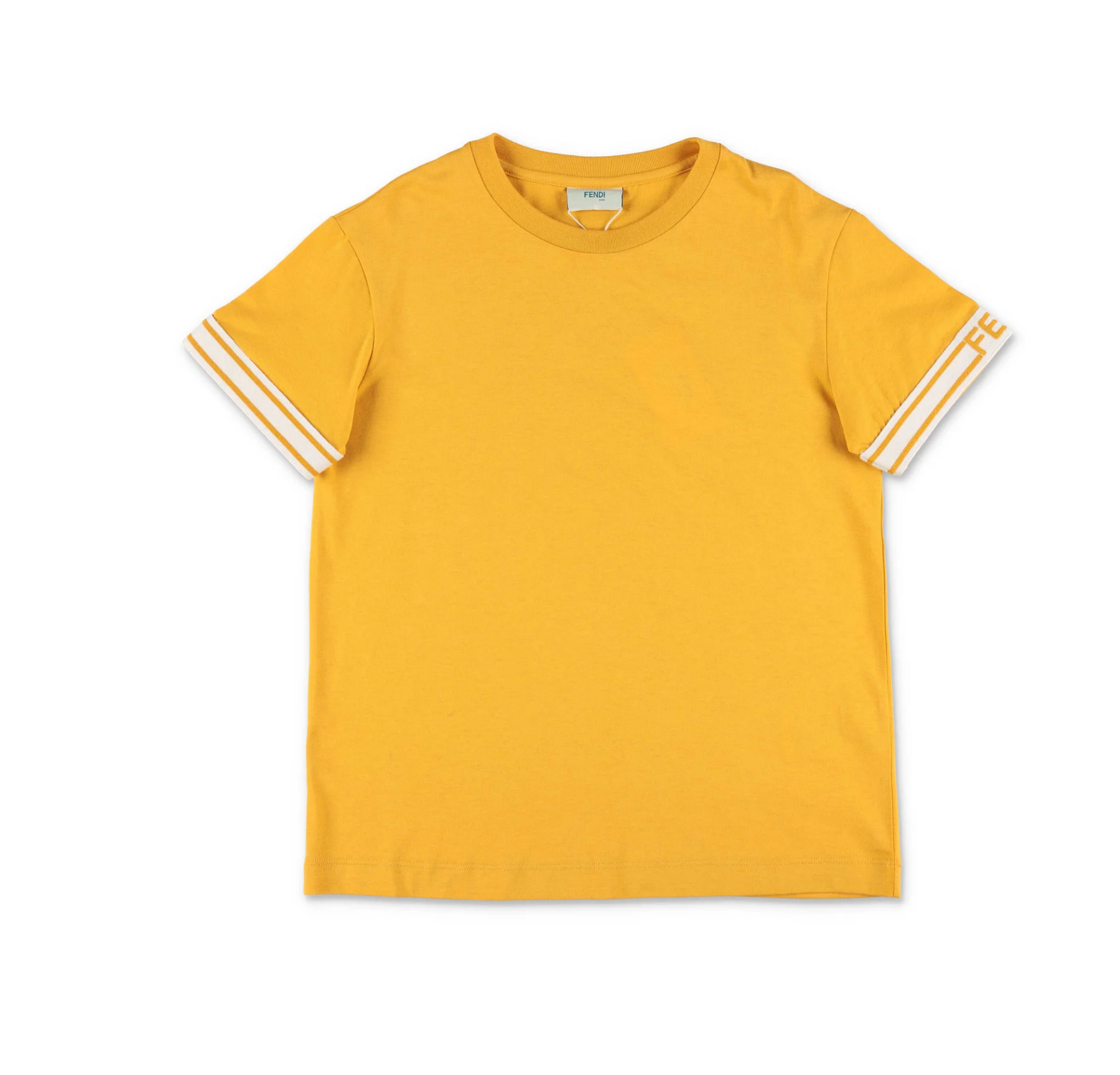 Fendi tape top logo t shirt