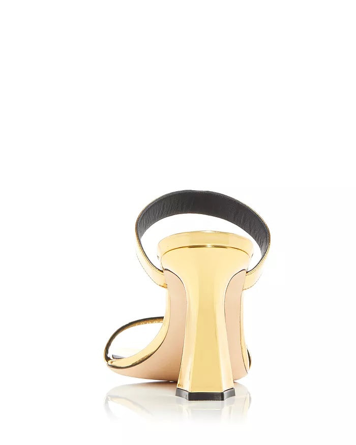 GIUSEPPE ZANOTTI FLAMINIA GOLDEN SANDALS