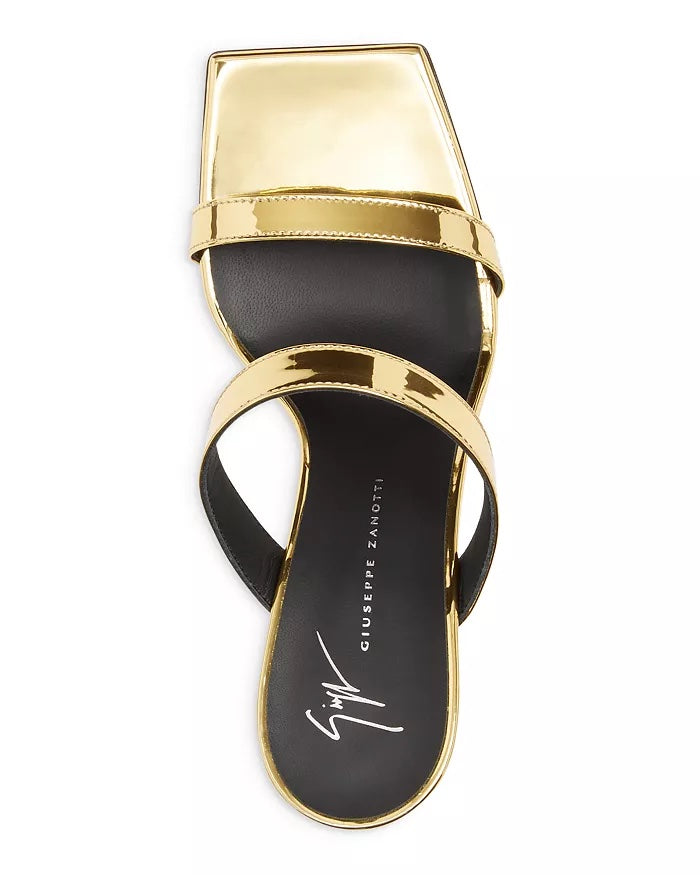 GIUSEPPE ZANOTTI FLAMINIA GOLDEN SANDALS