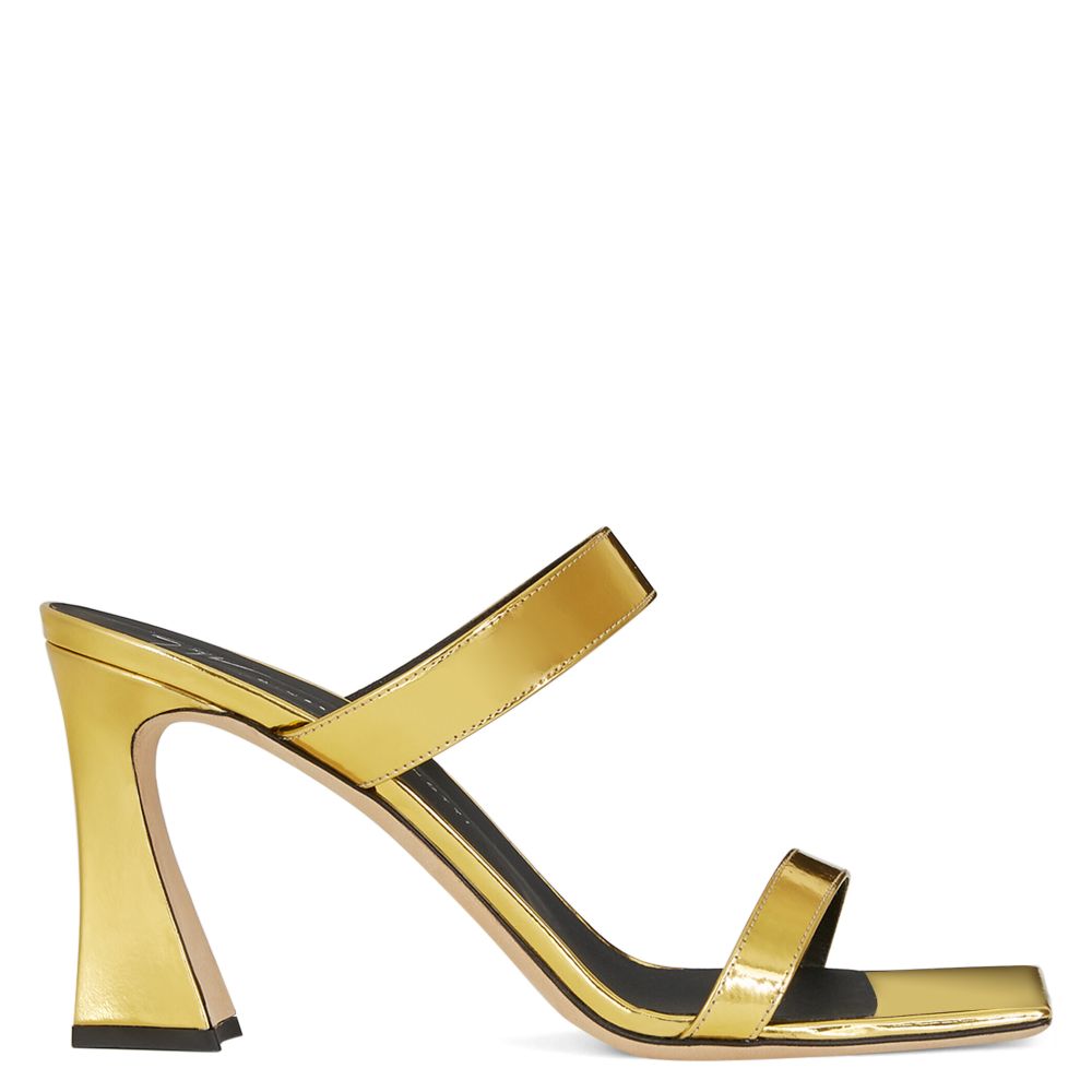 GIUSEPPE ZANOTTI FLAMINIA GOLDEN SANDALS