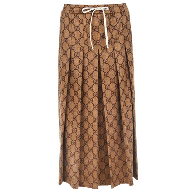 GUCCI GG TECHNICAL JERSEY SKIRT – Caroline's Fashion Luxuries