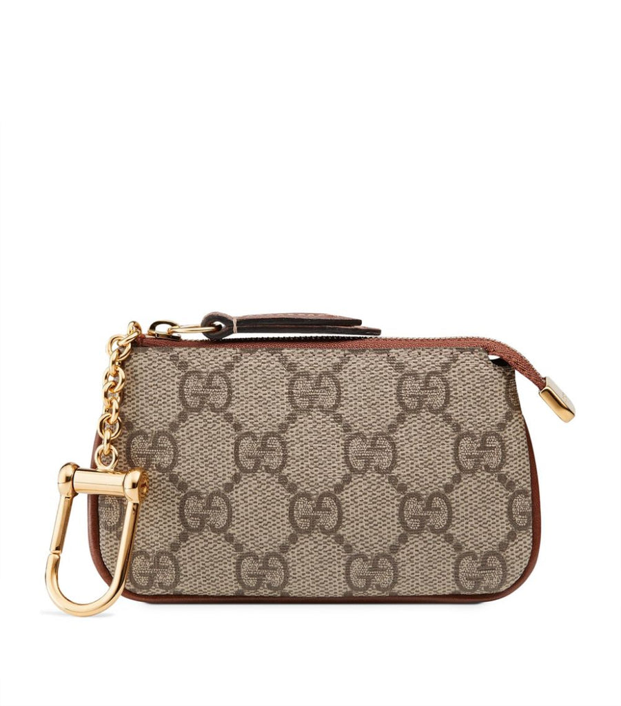 GUCCI GG SUPREME KEY POUCH – Caroline's Fashion Luxuries