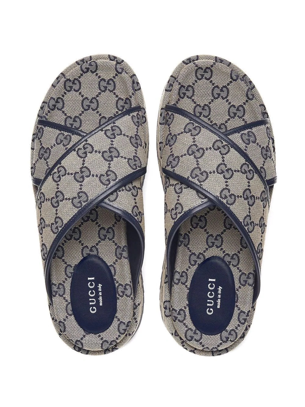 GUCCI GG SUPREME PLATFORM SANDALS – Caroline's Fashion Luxuries
