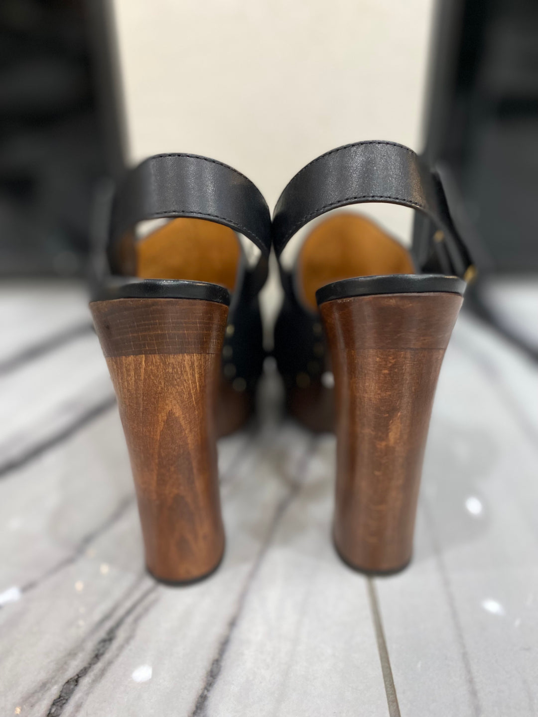 GUCCI HORSEBIT LEATHER SLINGBACK PUMPS
