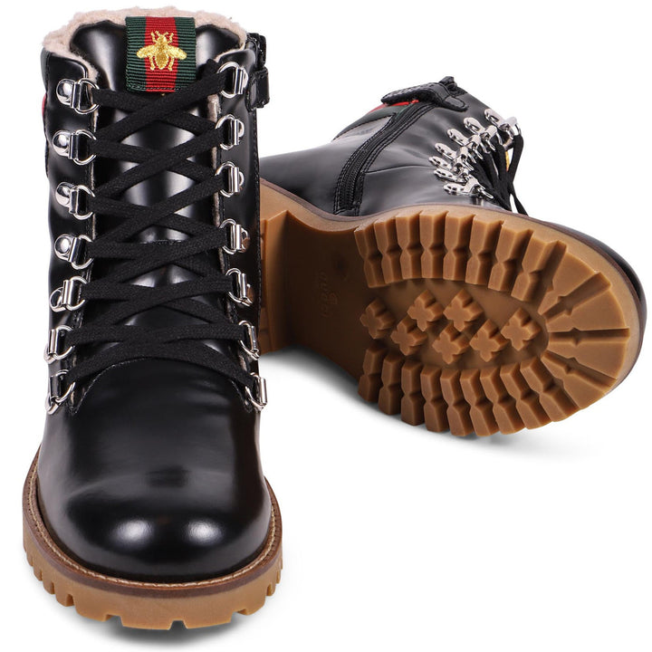 GUCCI GG WEB JONATHAN BOOTS