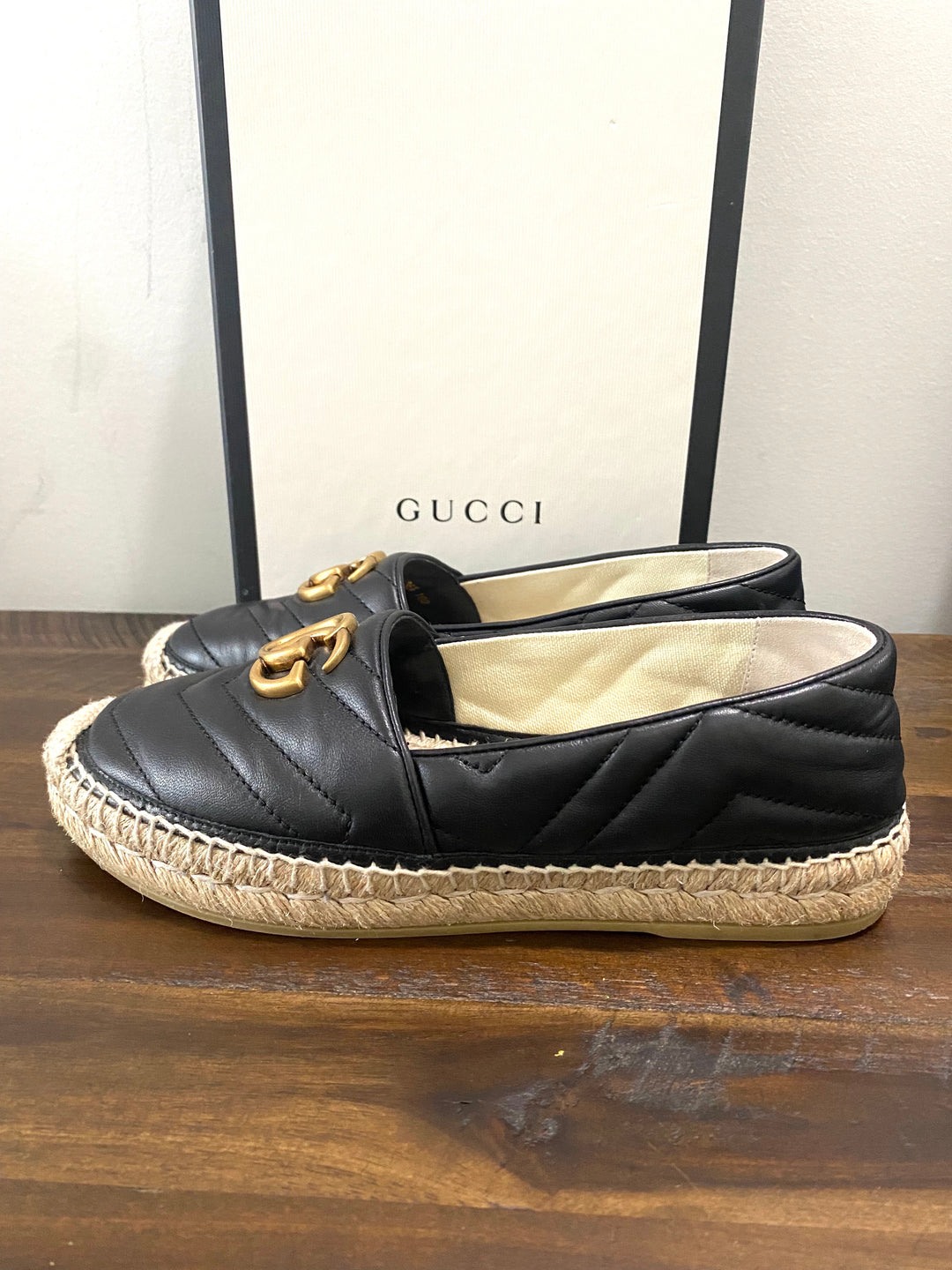 GUCCI GG Matelassé ESPADRILLES